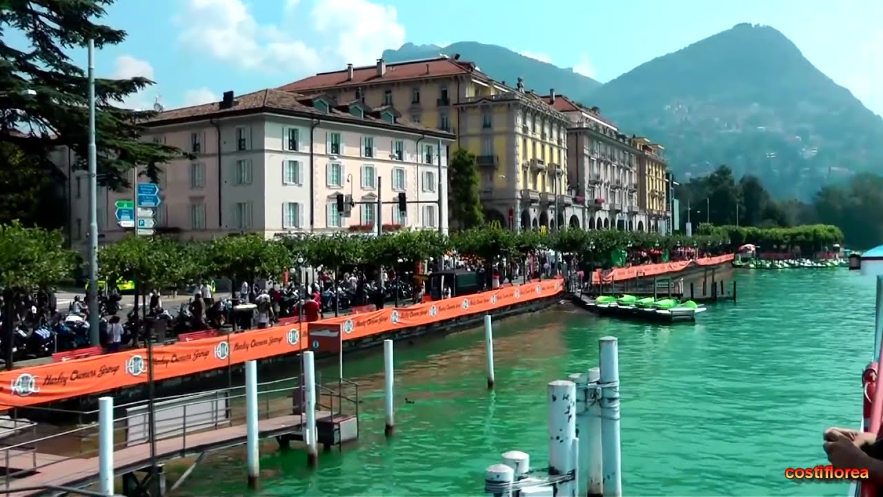 Switzerland, Elvetia - Lake Lugano (plimbare pe lac) - travel video vlog calatorie tourism hd
