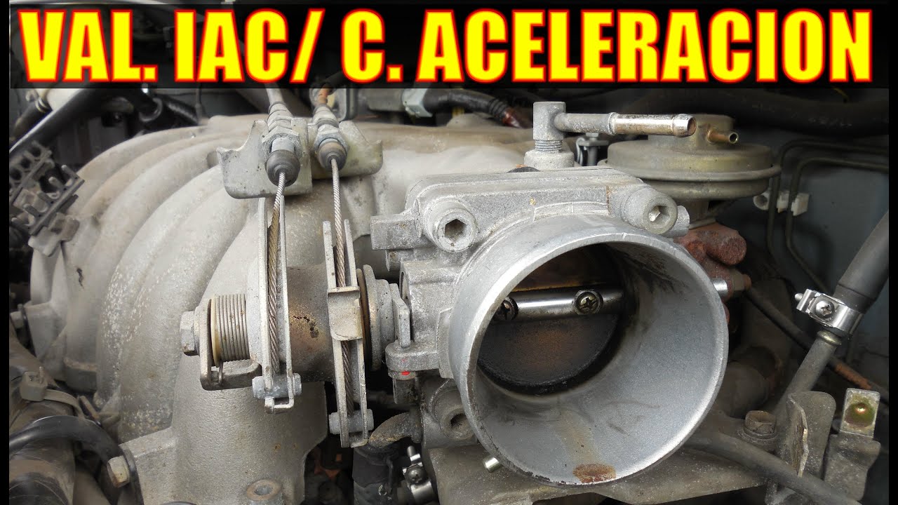 Limpieza de valvula IAC y cuerpo de aceleracion