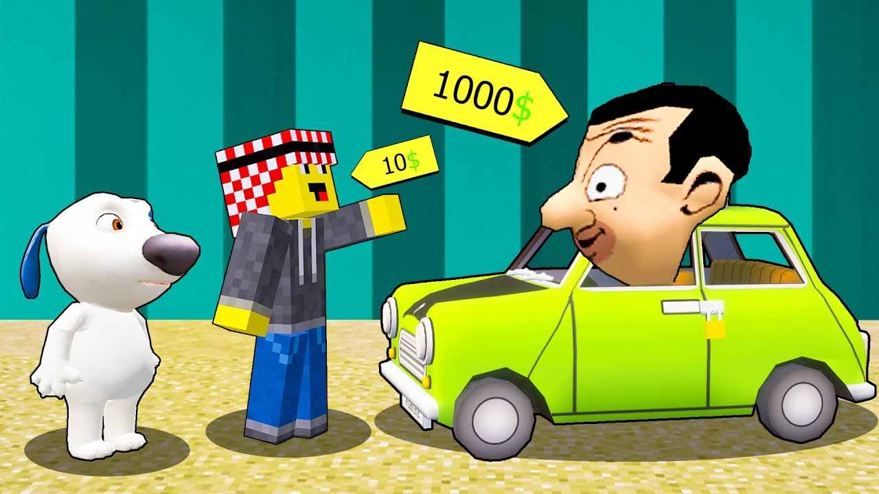 ماين كرافت ولكن مستر بين يربح فلوس كثير وسيارة ؟! 💰🤯