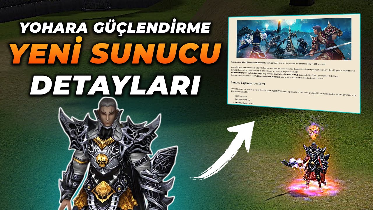 YENİ SUNUCU GELİYOR! ETKİNLİKLERLE DOLU SUNUCU PLANLARIMIZ! | METİN2 TR YOHARA G&Uuml;&Ccedil;LENDİRME SUNUCUSU