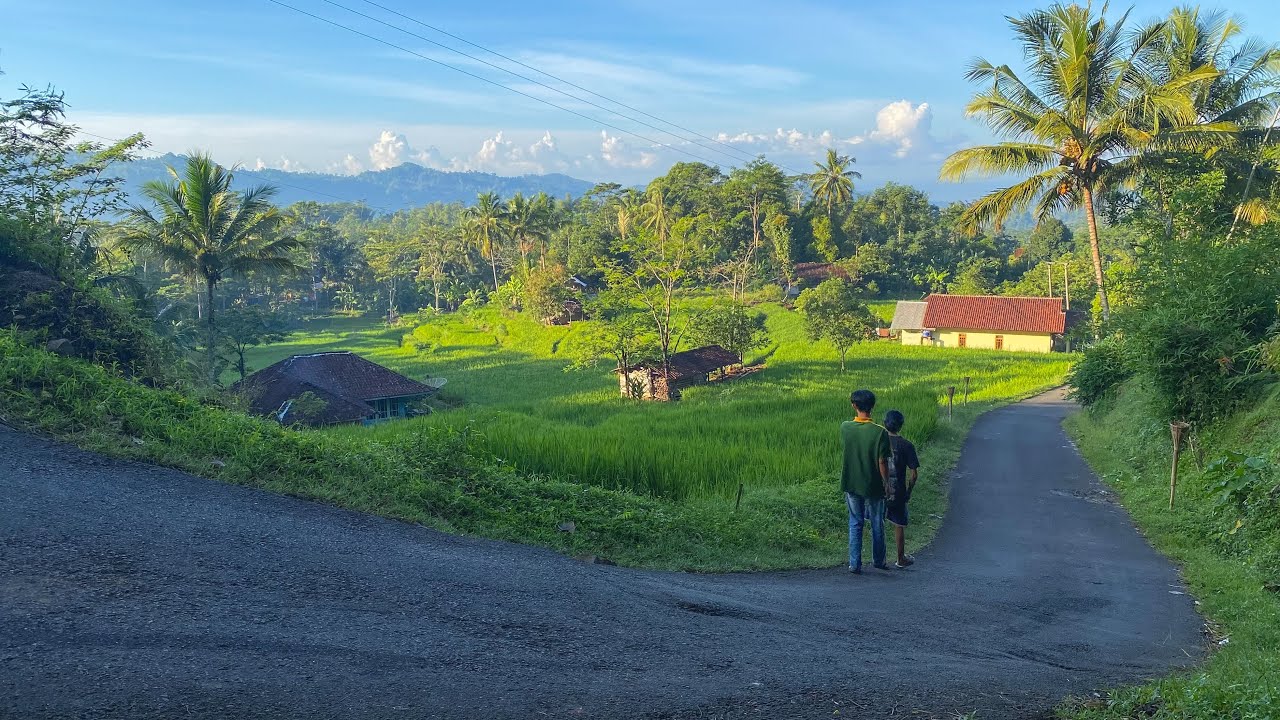 Suatu Pagi Hari Yang Indah Di Desa Hegarmanah, Bungbulang | Suasana Pedesaan Jawa Barat, Garut