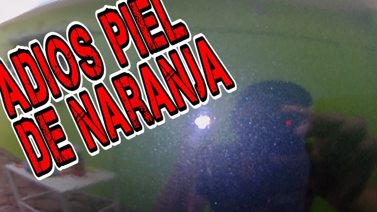 Como quitar la piel de naranja en un auto