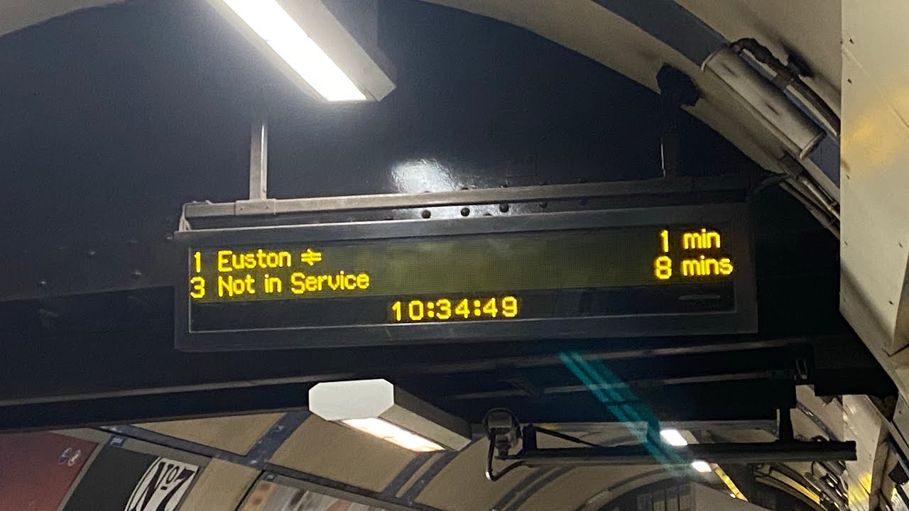 RARE | LU Northern Line Terminates at Euston Station (Bank Branch) & Goes Into Sidings