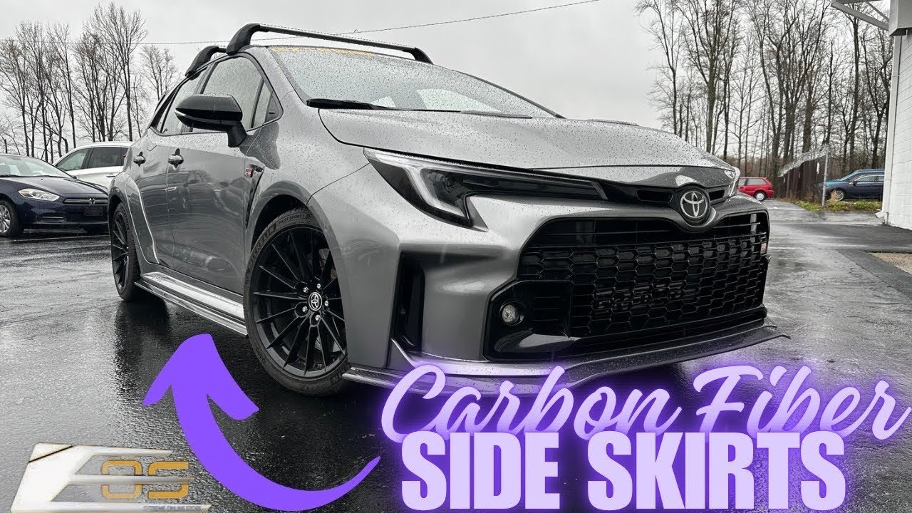 2023-Up Toyota GR Corolla Carbon Fiber Side Skirts Installation EOS ft. @Jovi