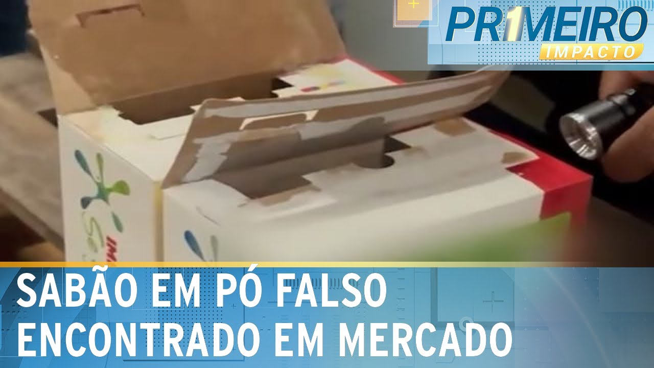 Polícia encontra toneladas de sabão em pó falso em mercado no Rio | Primeiro Impacto (01/08/24)
