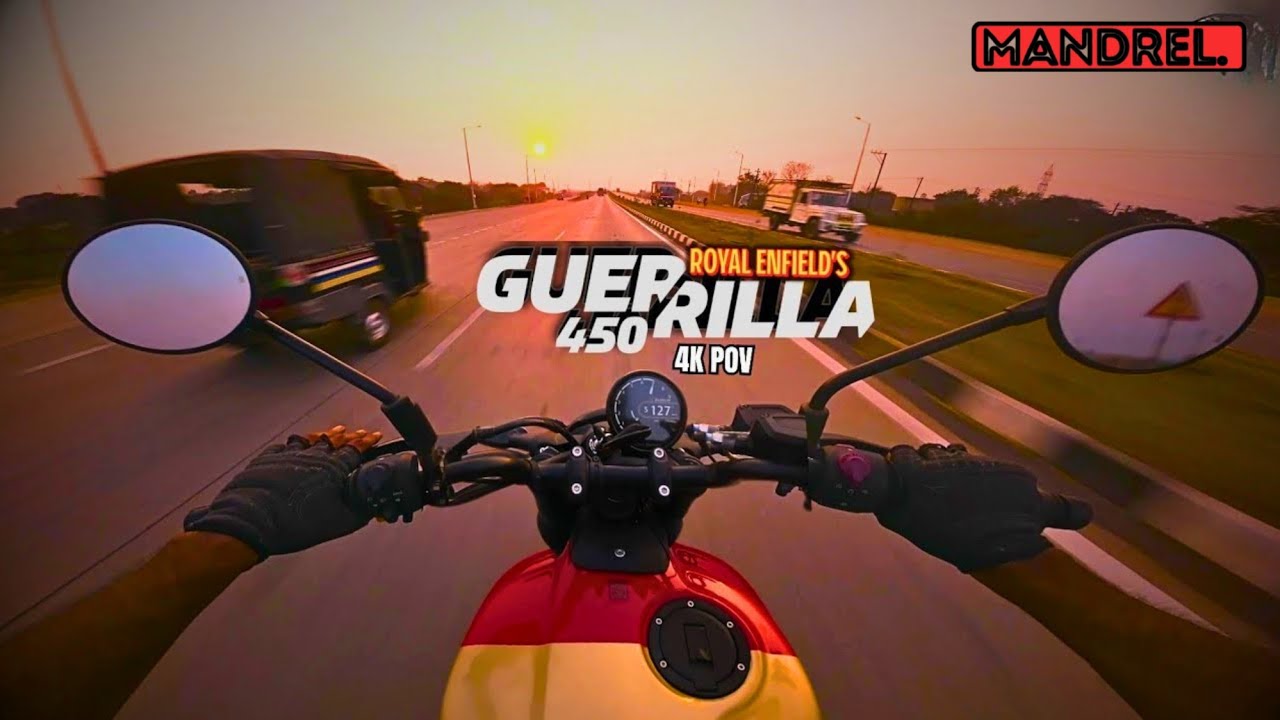 Royal enfield guerrilla 450 POV Ride &ndash; How Does It Feel on the Road?