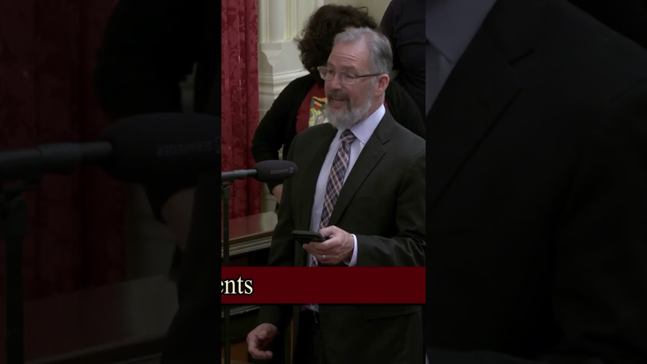 Partner Ben Feld making public comment at Senate Budget committee in opposition of SIBTF trailer