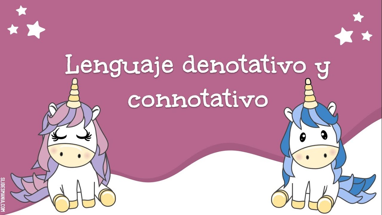 Lenguaje denotativo y connotativo - [Literatura]