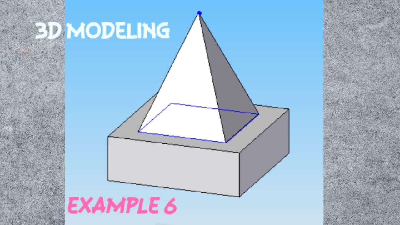 3D MODELING-EXP 6|CAED CAEG |SOLID EDGE | LEARN AND DRAW |