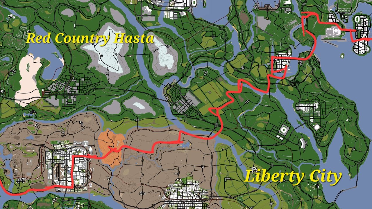 Gta Stars And Stripes Viajando A Liberty City