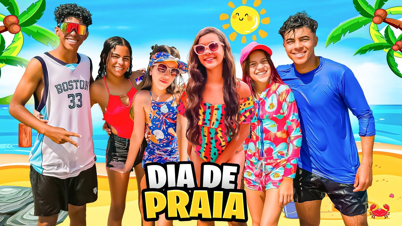 PRAIA COM AMIGOS DE UM JEITO DIFERENTE 