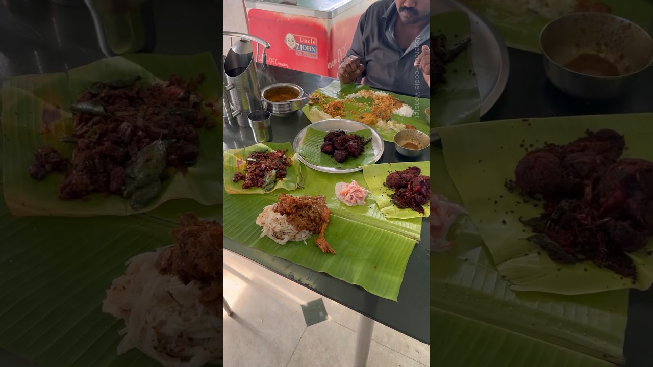 Nagercoil la ultimate MEEN SAPADU for lunch at AV Fast Food #shorts #foodreview