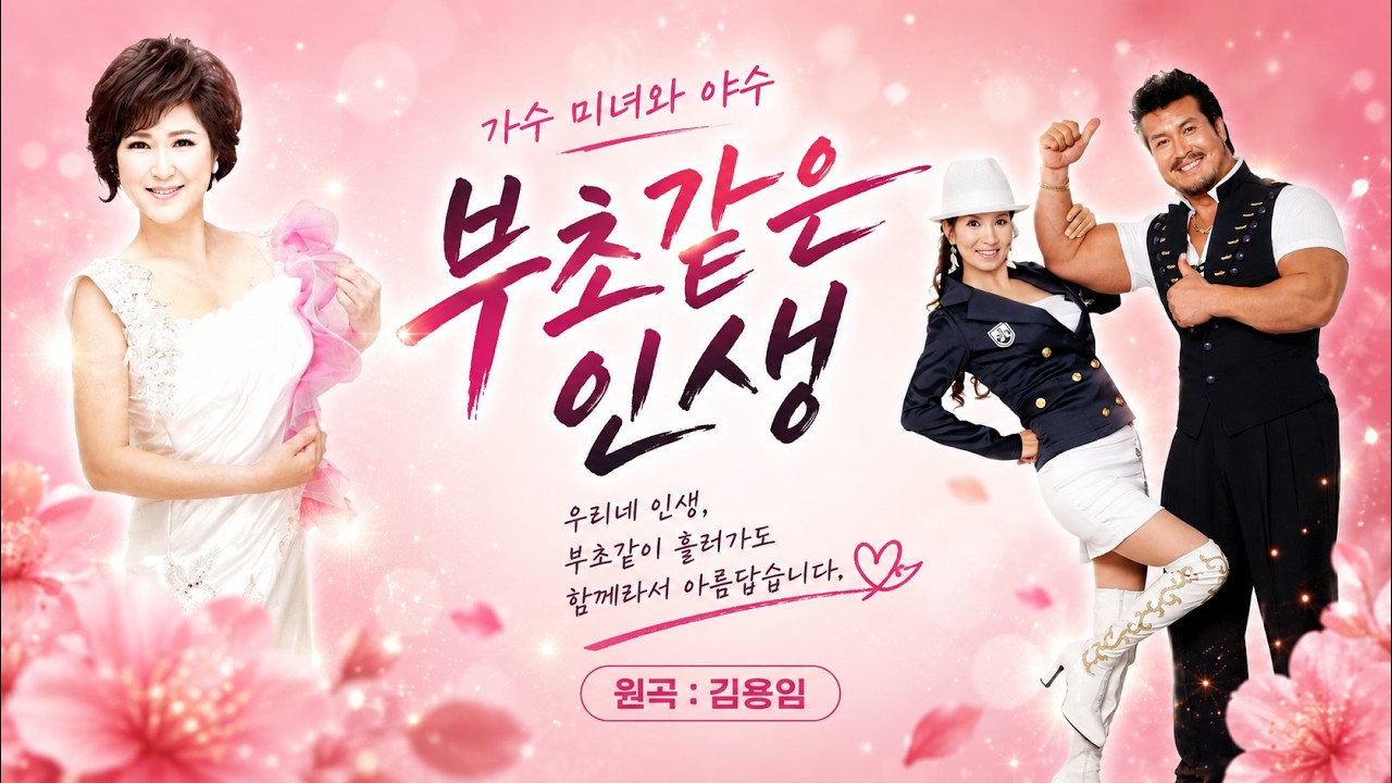 가수 미녀와야수 - 부초같은 인생 (원곡 김용임) #이찬원 #천록담 #양지원 #임영웅 #지원이
