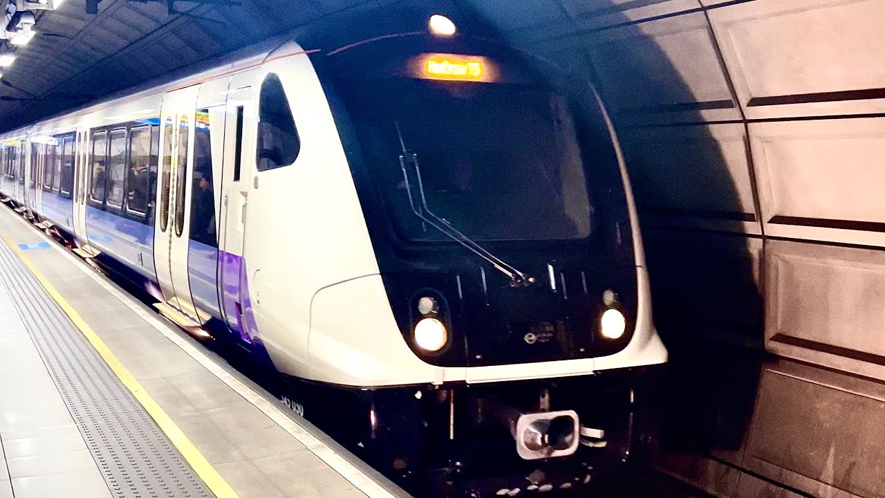 Sound of British Rail Class 345 Departing on the London's Elizabeth Line