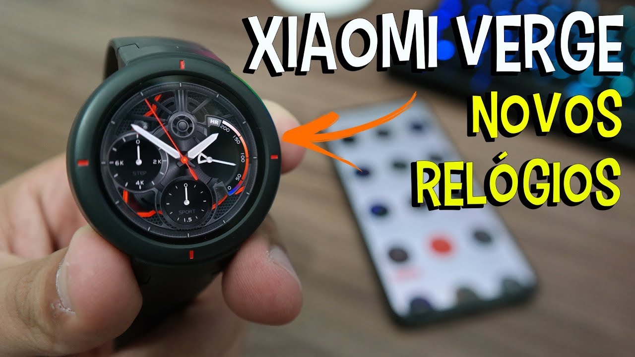 Xiaomi Verge Atualização - Novas faces para o relógio