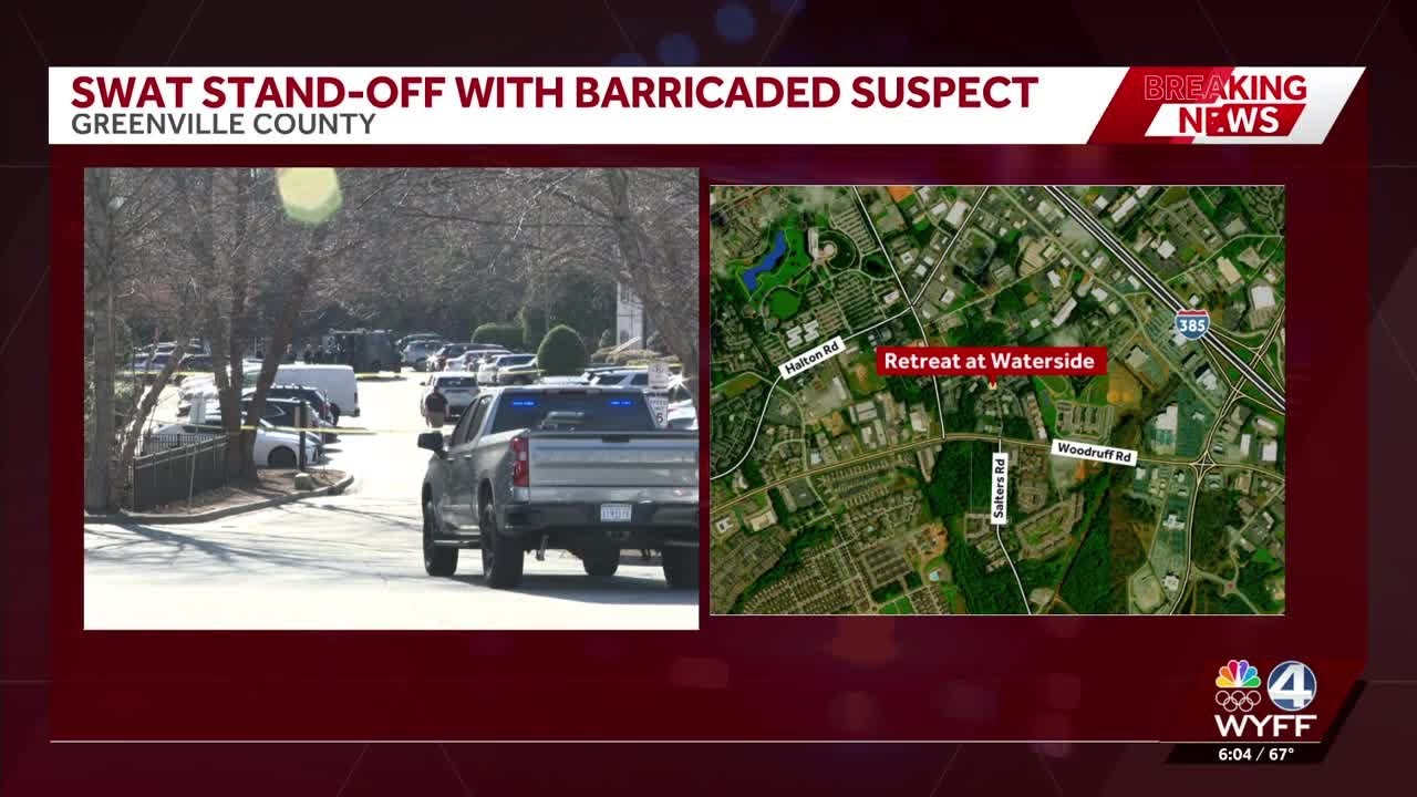 Officers with The Greenville Police Department are on scene of a standoff involving a barricaded...
