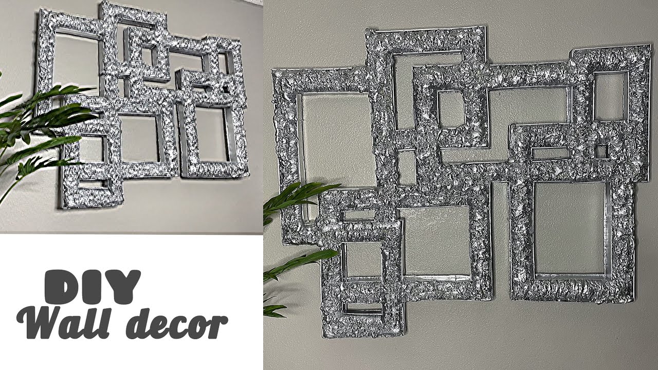MUST SEE !! Amazing DIY 3D wall art ! Under $20 MADE OUT OF INSULATING FOAM SEALANT