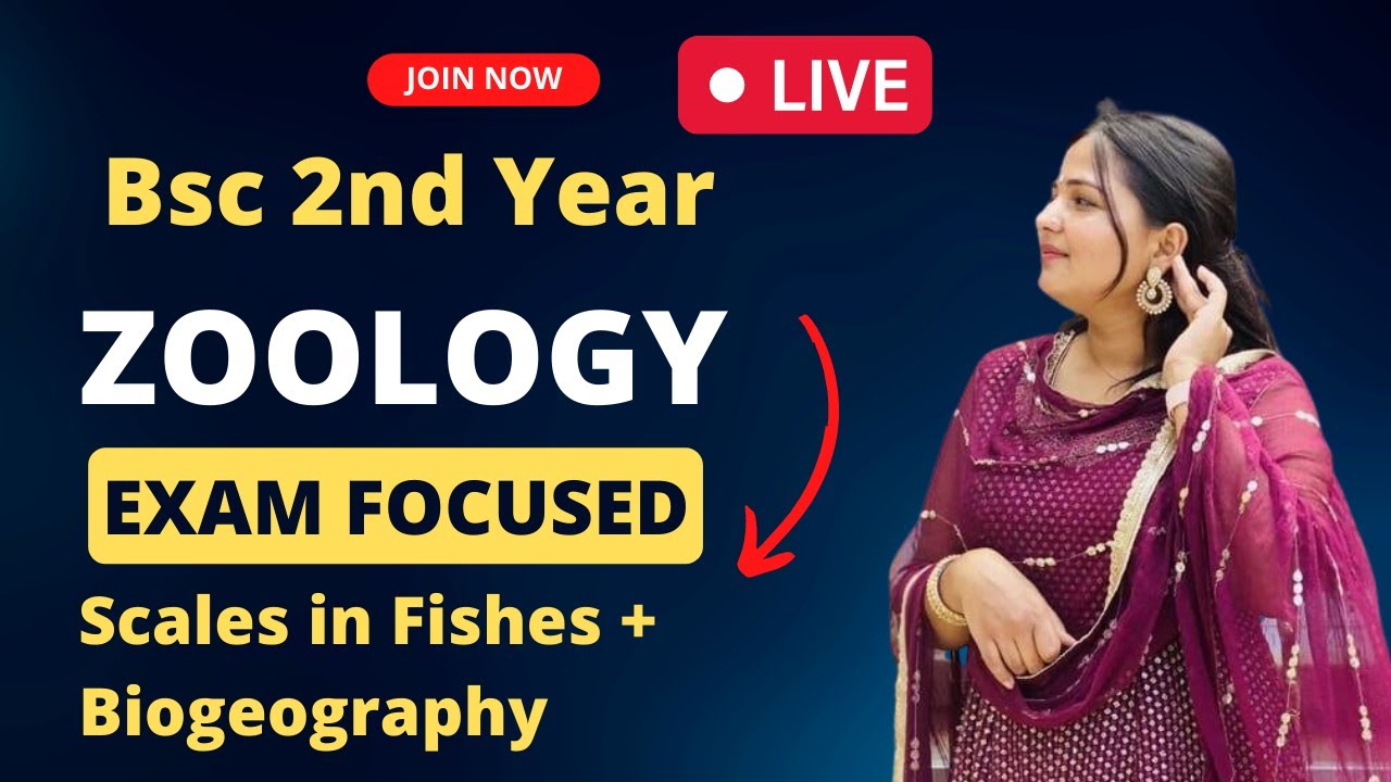 BSc 2nd Year Zoology || Scales in Fishes + Biogeography || 20 Marks 🔥