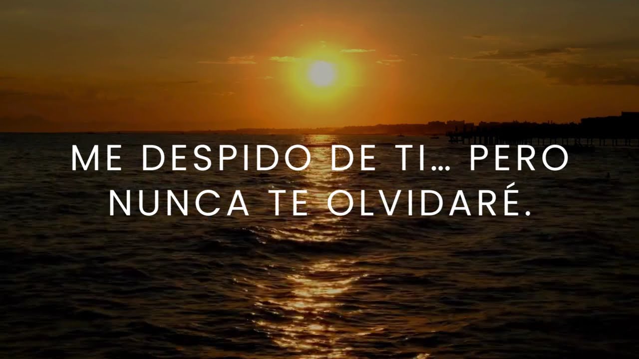 Me despido de ti… pero nunca te olvidaré