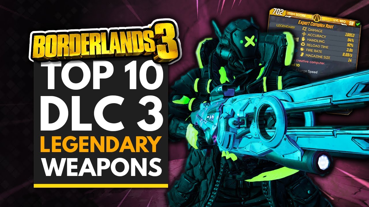 BORDERLANDS 3 | Top 10 Legendary Weapons from the Bounty of Blood DLC 3