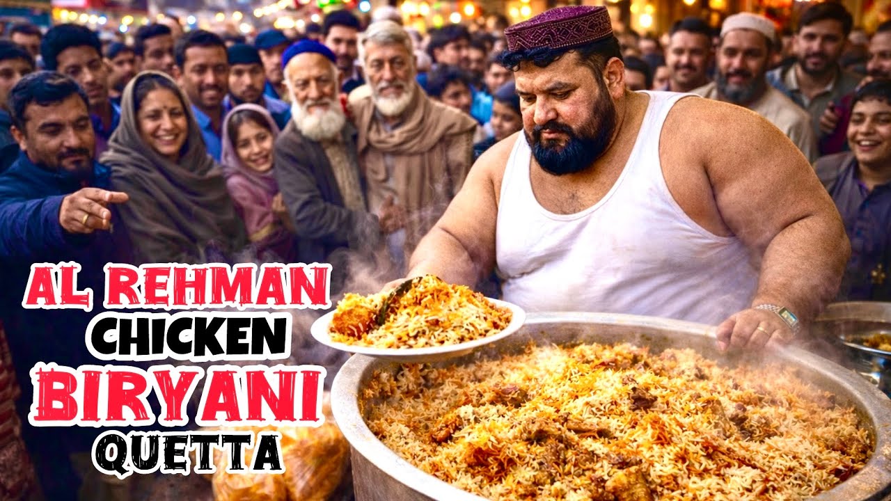 AL REHMAN Chicken Biryani Thoghi Road Quetta | Tasty Biryani Street Food Review | Zk Food Diary 
