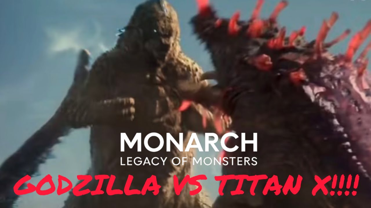 FIRST LOOK AT GODZILLA FIGHTING TITAN X!!!