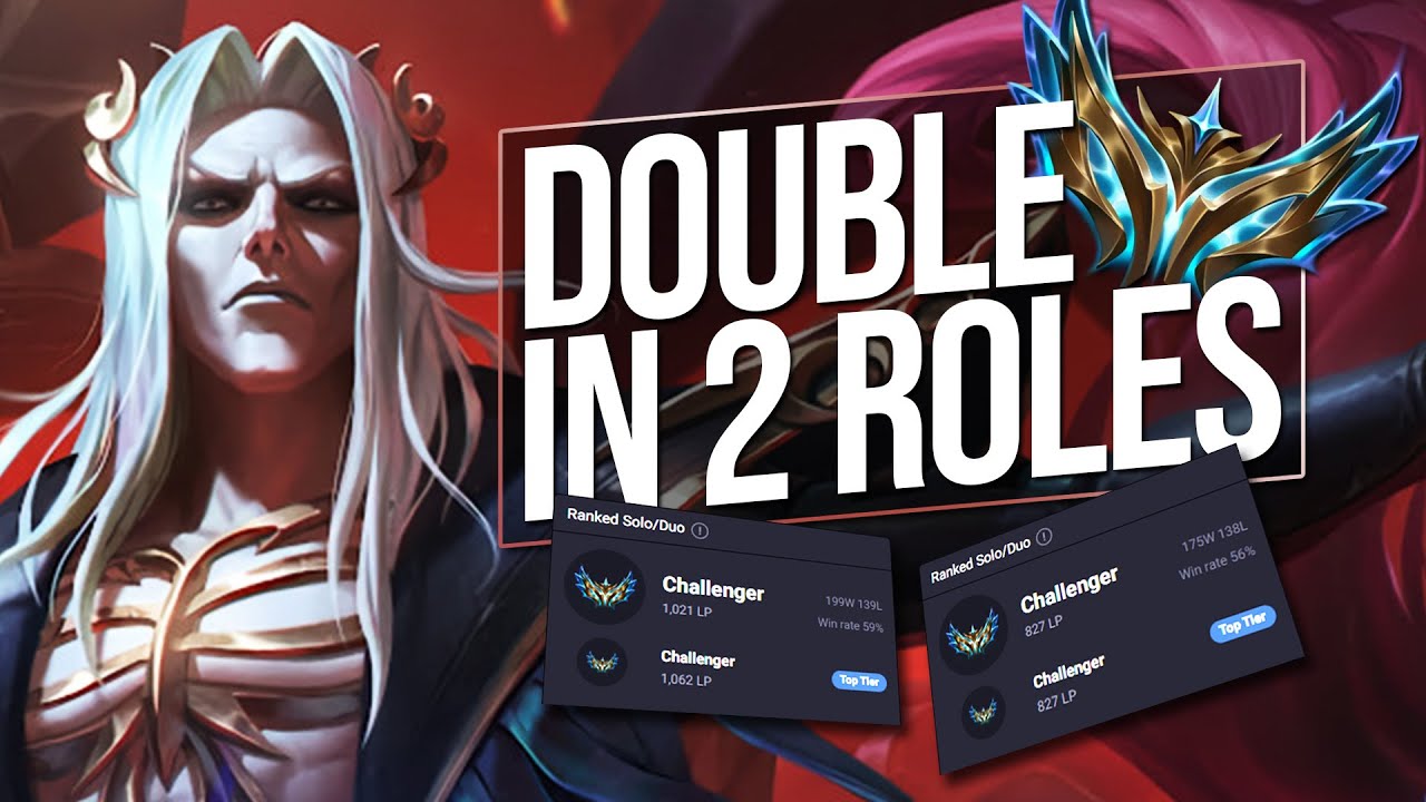 I HIT CHALLENGER ON 2 ACCOUNTS... PLAYING 2 DIFFERENT ROLES