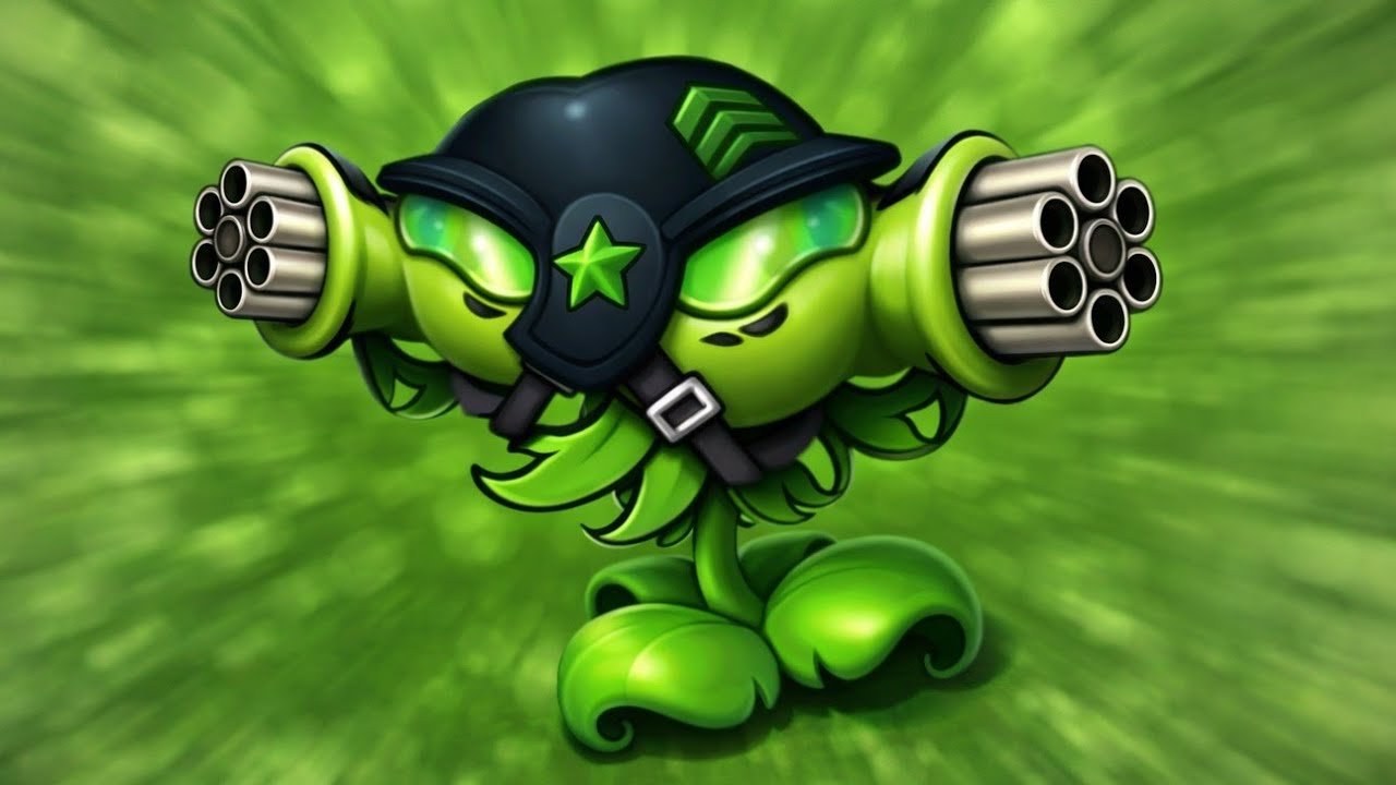 Fusion Mod Plants Super Split Gunner pvz fusion Second Creation 