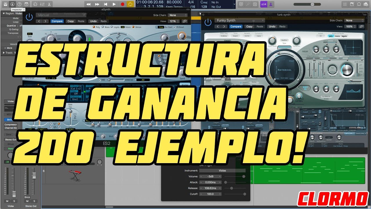 Mezcla y Masterizacion Avanzada - Estructura de Ganacia (2do Ejemplo)