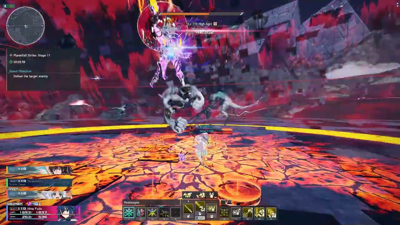 PSO2NGS: Planetfall Strike Stage 11 Wa/Te/A (4:19)