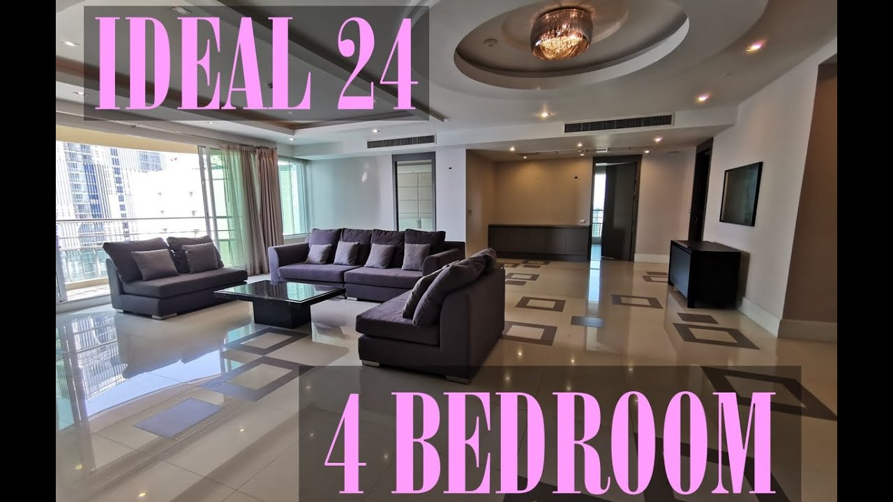 Ideal 24- Luxury 4 Bedroom Condo for Rent Phrom Phong Bangkok
