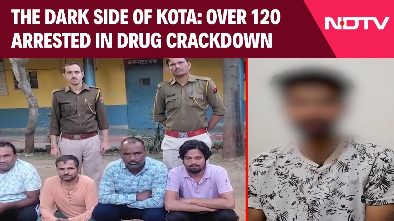 Kota News | The Dark Side Of Kota: Over 120 Arrested In Drug Crackdown