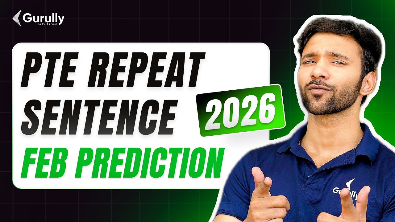 PTE Repeat Sentence Feb 2026 Predictions 🔥 Most Expected Sentences