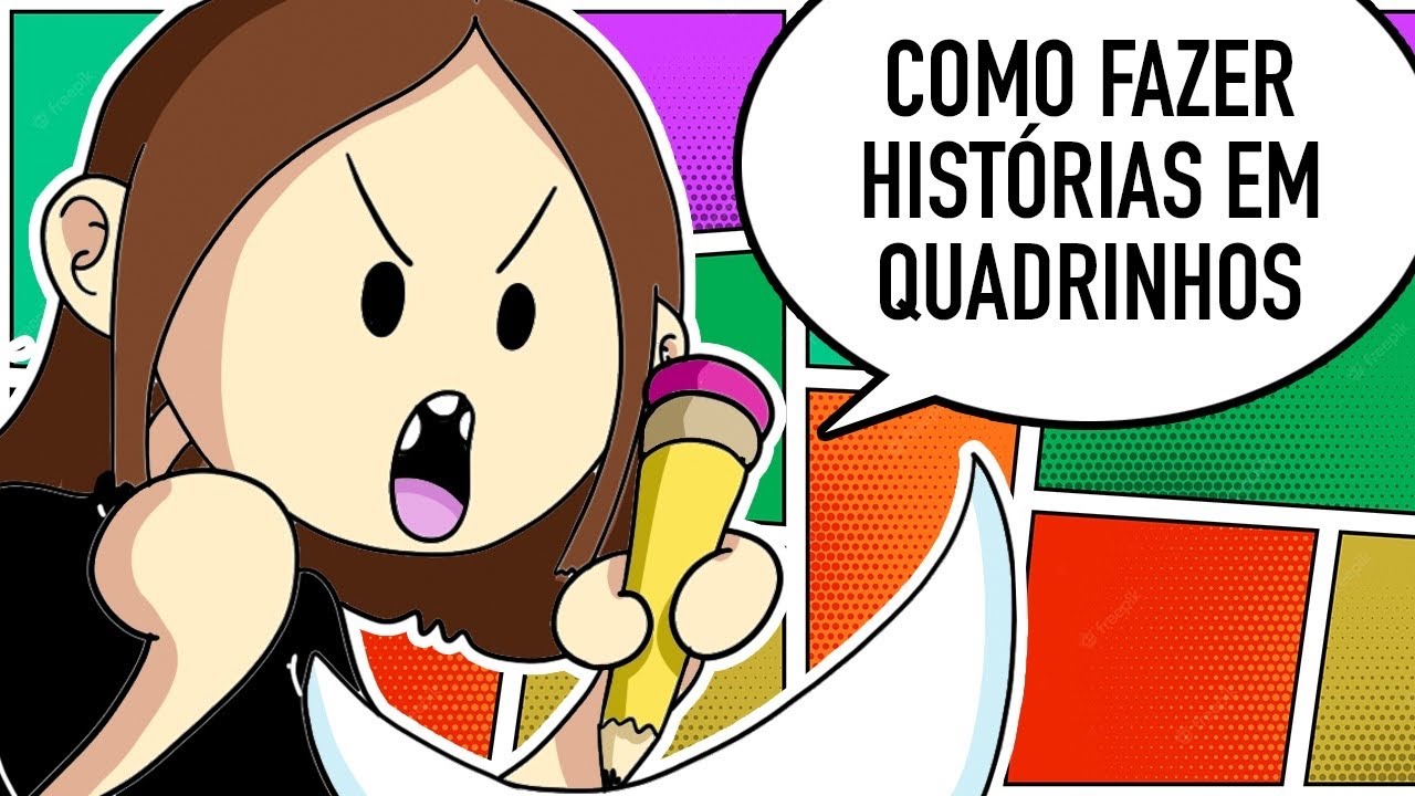 COMO FAZER UMA HISTÓRIA EM QUADRINHOS - Curso de Desenho Completo