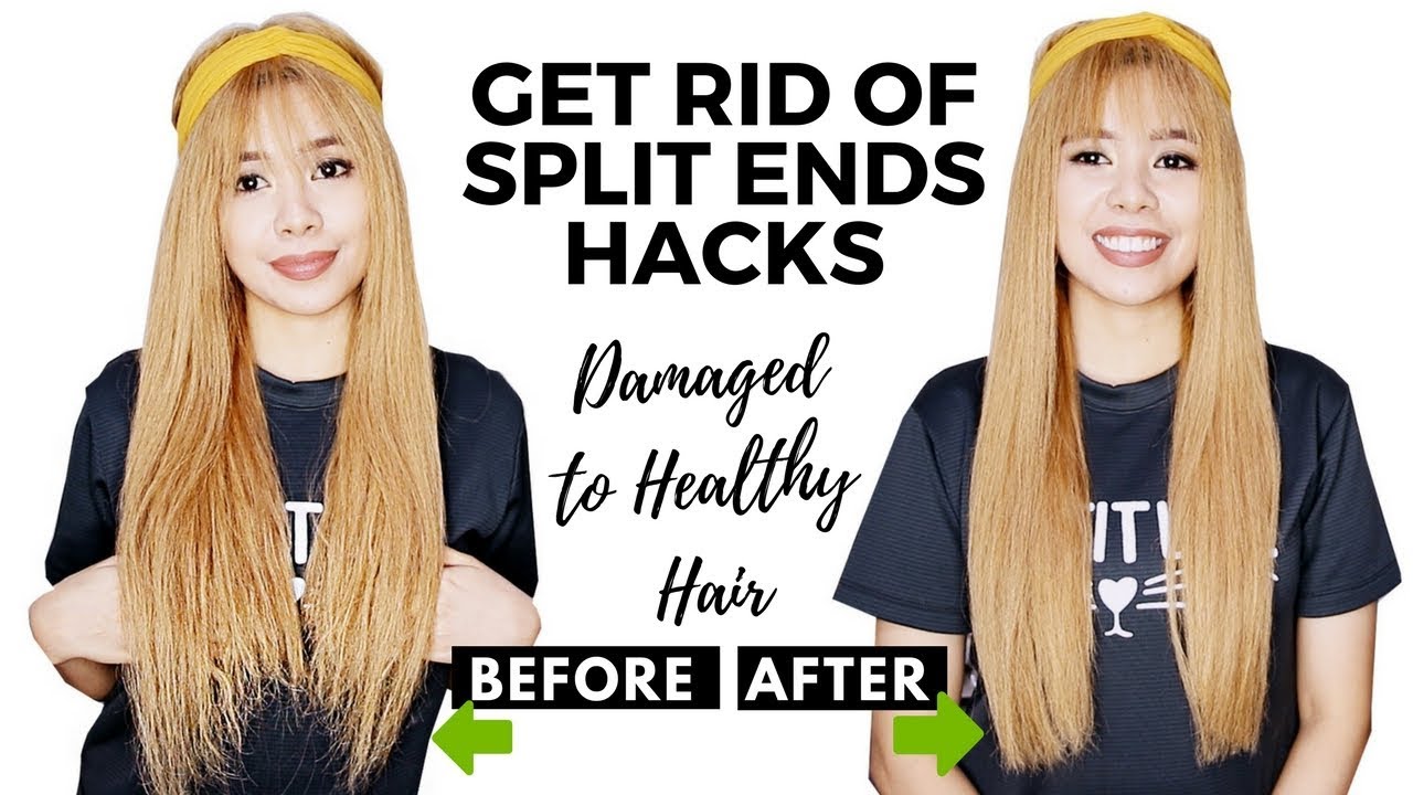 Tips On Trimming Split Ends- 7 Hacks On How To Get Rid Of Them + How To Deal With Damaged Hair