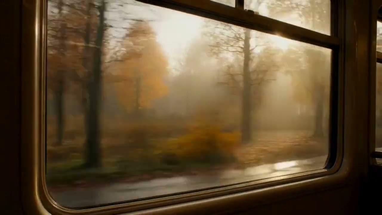 POV: Rainy Train Ride 🚆 | Cozy Window View for Sleep, Relax & Study 30 Min | Deep Sleep