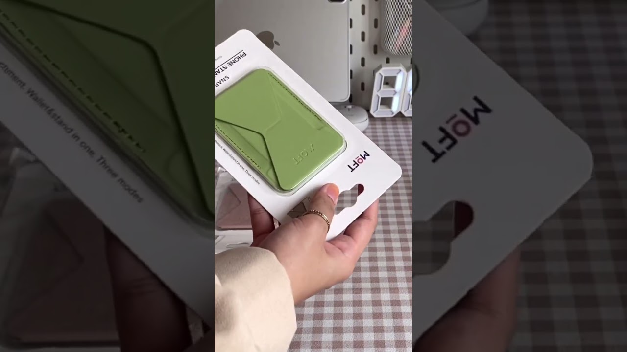 moft phone case,stand and wallet snap set unboxing & try-on 📦💖 #moft #aesthetic #unboxing