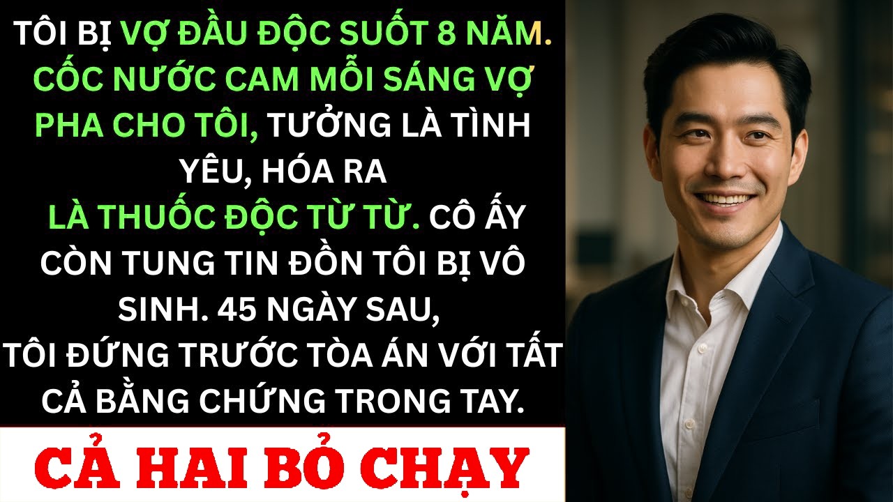 Vợ Ngoại Tình Đầu Độc Chồng Suốt 8 Năm – Tôi Tưởng Mình Yếu Sinh Lý Cho Đến Khi Phát Hiện…