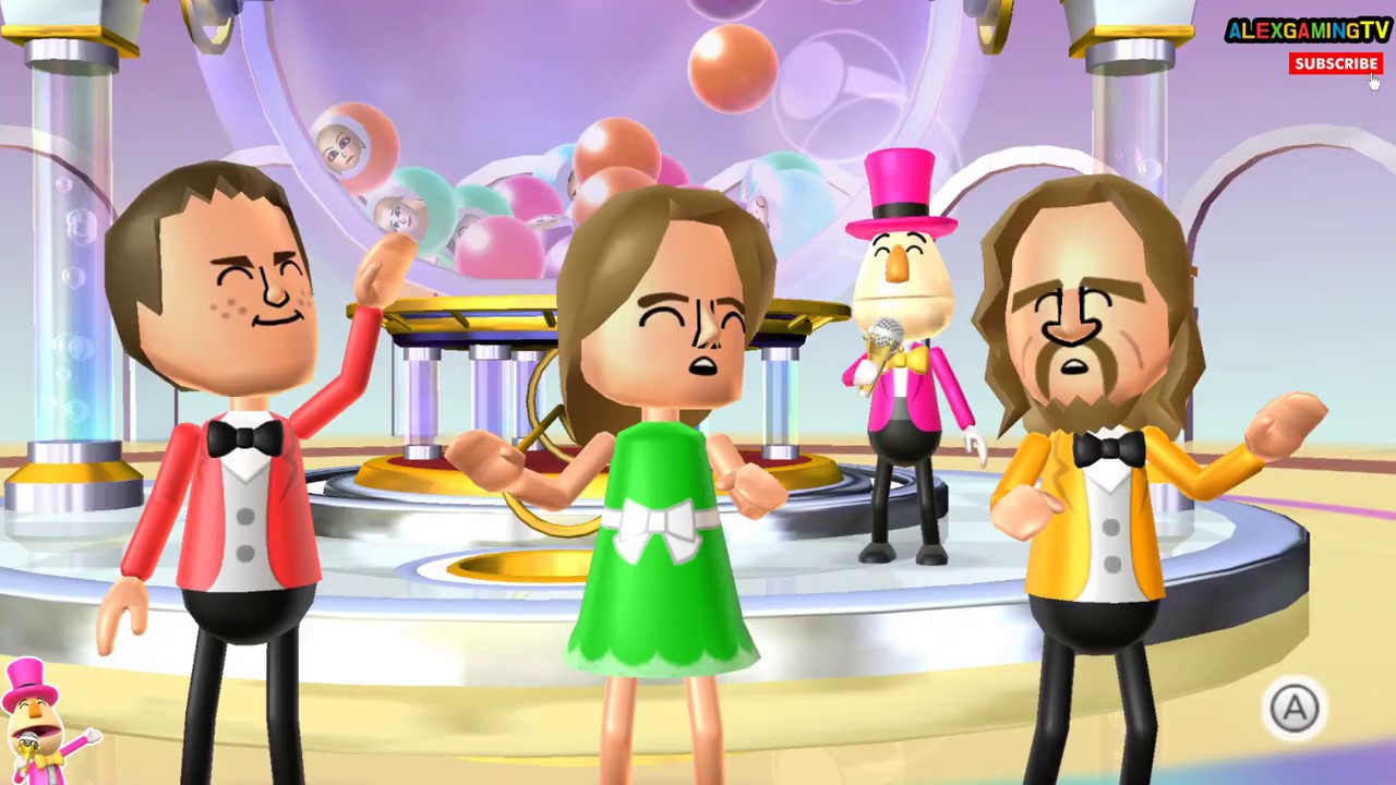 Wii Party -빙고 Bingo (Standard  CPU ) Player David vs Michael vs Ursula vs Ryan