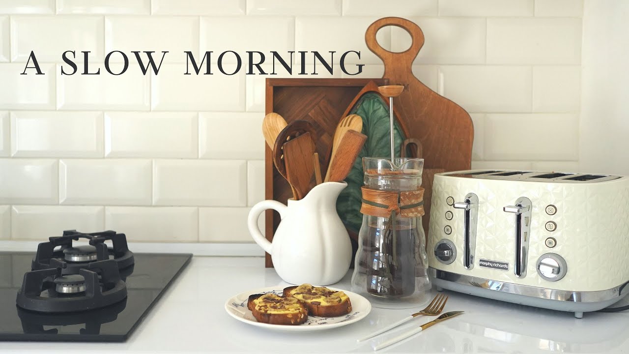 My calm and slow morning that let my soul to nourish | SLOW LIVING VLOG
