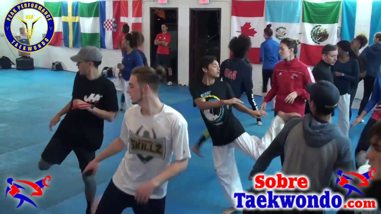 32 Warm up exercises for Taekwondo Olympic style sparring.