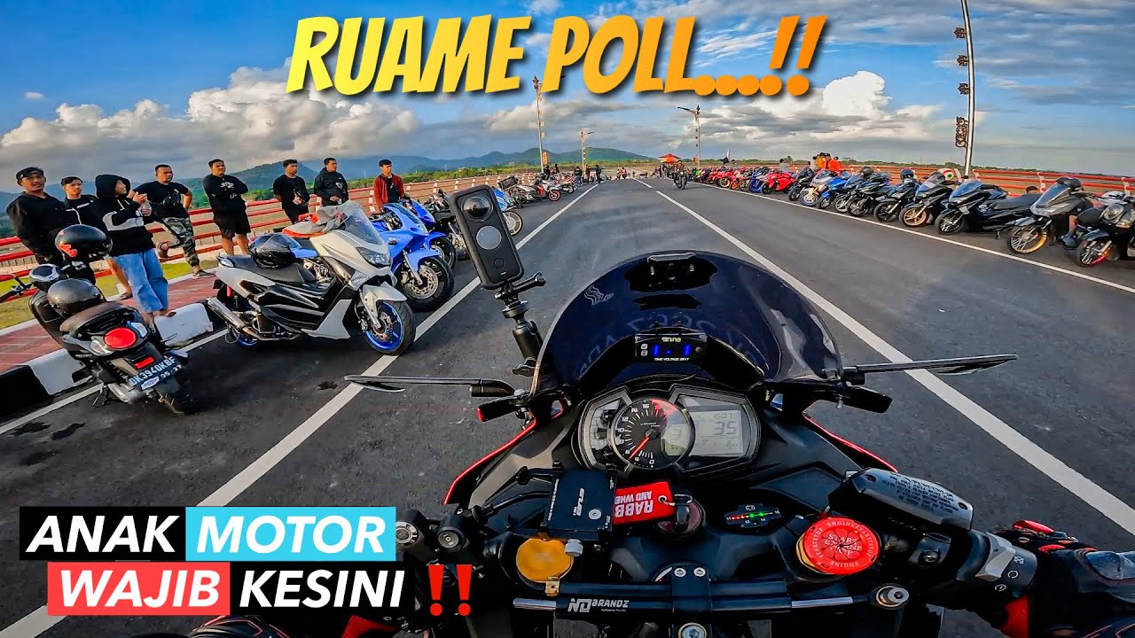 NYORIDE KE TEMPAT NONGKRONG HITS ANAK MOTOR‼️ WAJIB KESINI🔥 #zx25r