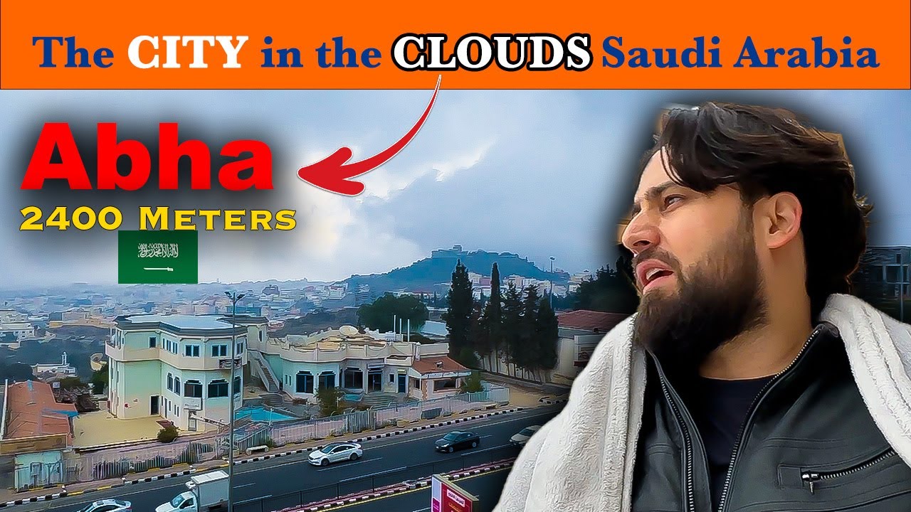 2400 Meters ounchai pr Abha شہر ka visit or atni ouchai per lunch kyeah. Abha beauty of #saudiarabia