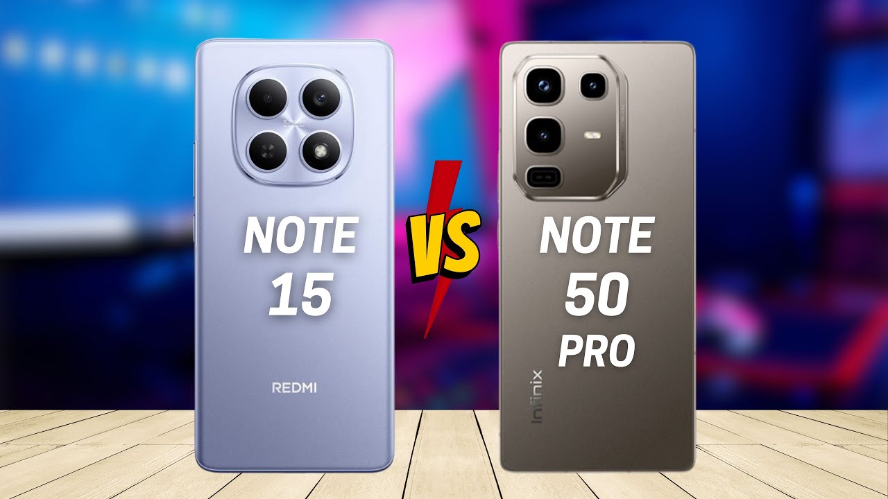 Redmi Note 15 4G vs Infinix Note 50 Pro