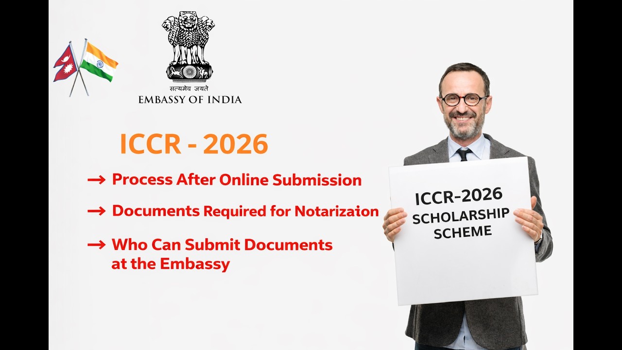 ICCR 2026 After Submission Process | Documents, Notarization & Embassy Steps |#iccr #indianembassy