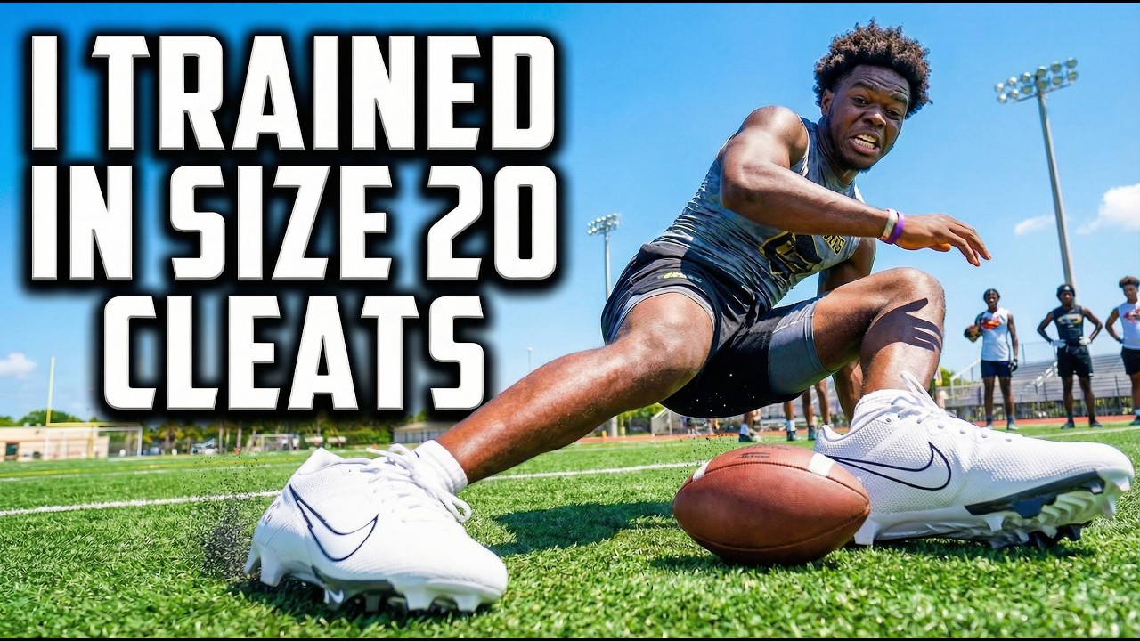 Я тренировался в бутсах 20-го размера...