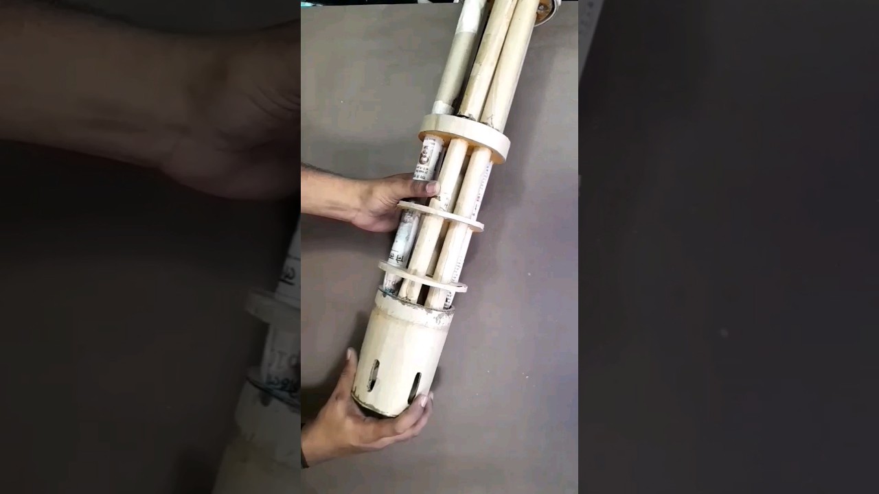 Shooting MINI GUN | DIY | cardboard gun 