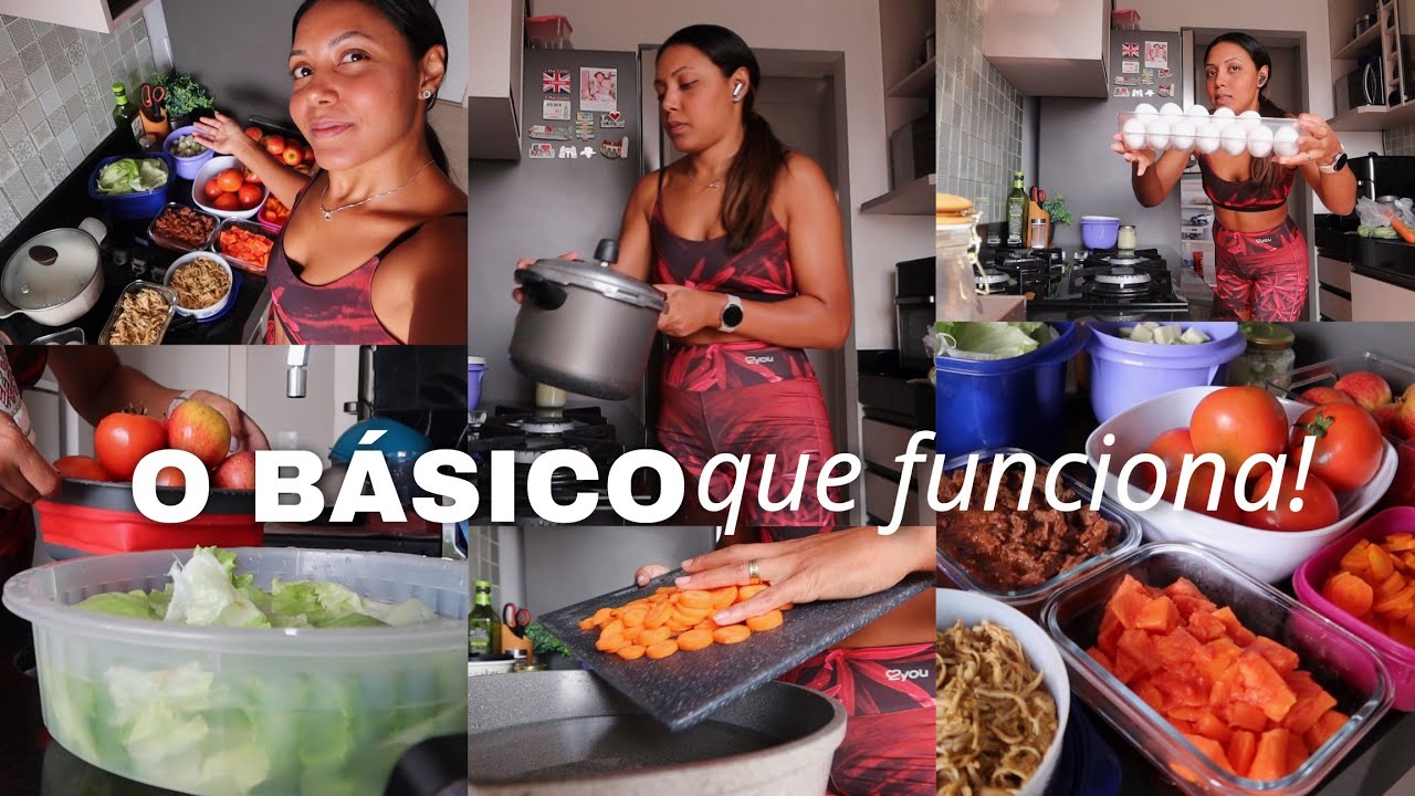 PREPARANDO AS COMIDAS DA SEMANA | + resultados na dieta, sem congelar & fácil