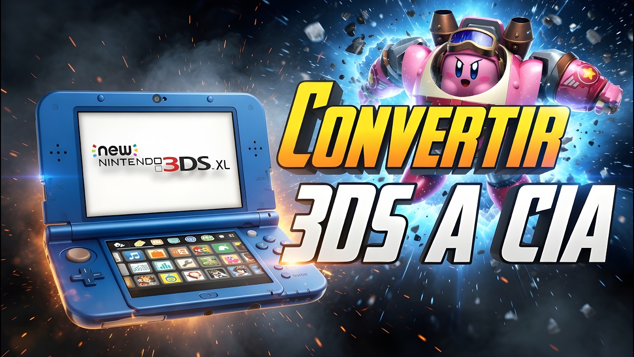 &iexcl;Convierte Cualquier 3DS a CIA en Minutos! M&eacute;todo 100% Funcional 2026 🎮