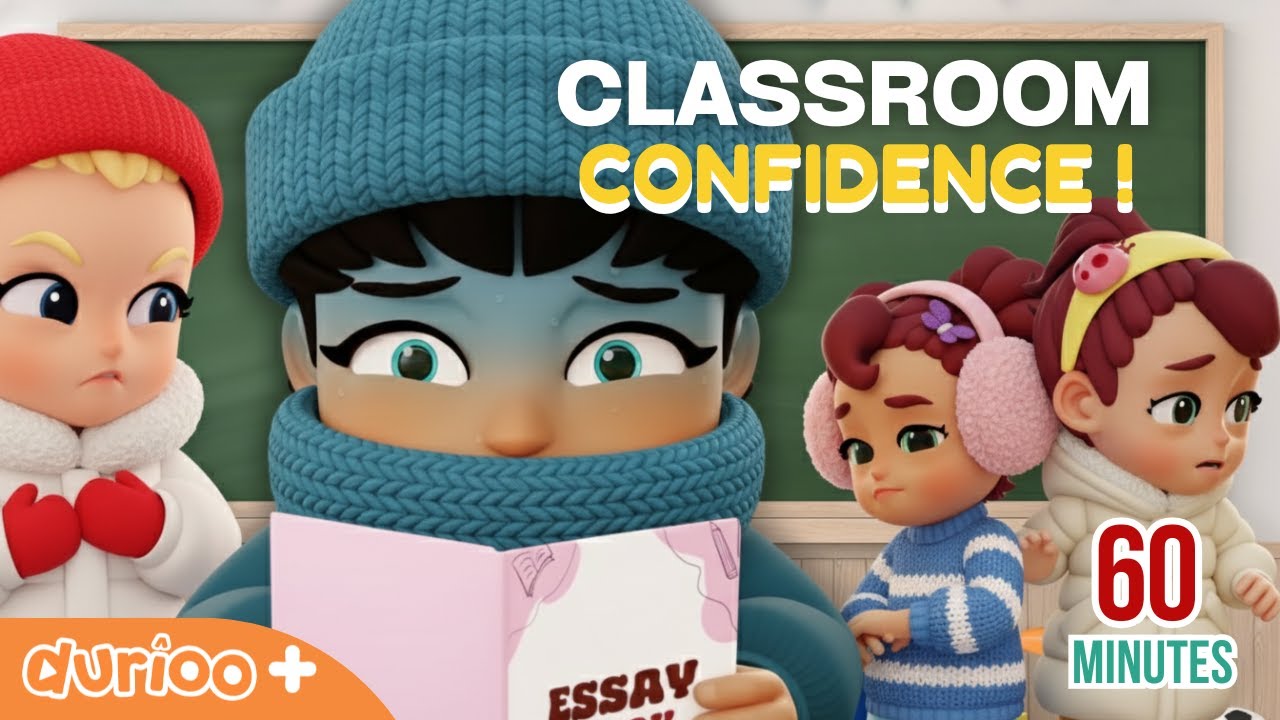 🗣️ Mina Mila 🎞️ How to Speak Up in Class! 💖 Confidence & Fun 🎓 | Durioo+  The Makers Of Omar & Hana